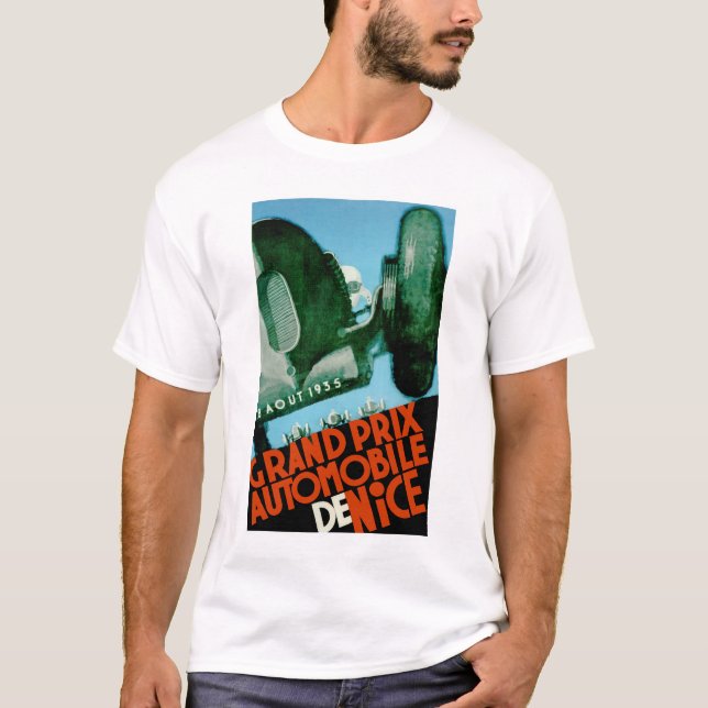 Camiseta Grande Prêmio Automobile de Nice (Frente)
