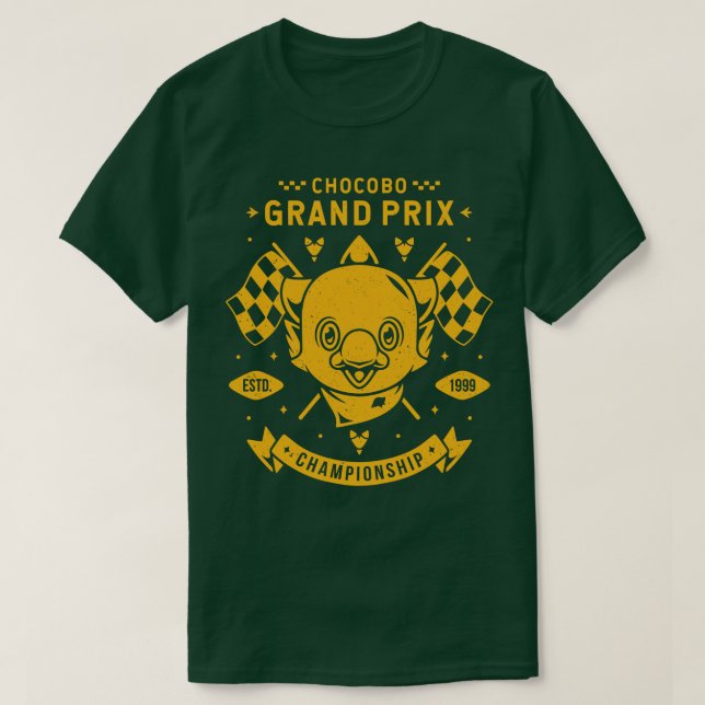 Camiseta Grande Prêmio Chocobo (Frente do Design)