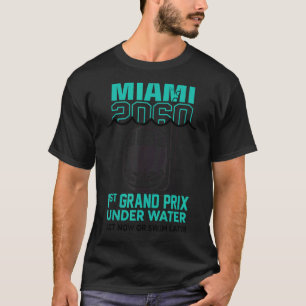 Camiseta Grande Prêmio Da rua Miami 2060 Com Lei Da Água Ag