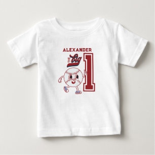 Camiseta Grande Primeiro Ano de Beisebol Novato do Ano Prim
