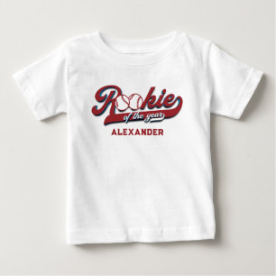 Camiseta Grande Primeiro Beisebol Novato Do Ano Primeiro An