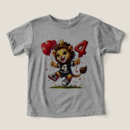 Camiseta Grande Quatro Celebrações: Leão com Balões
