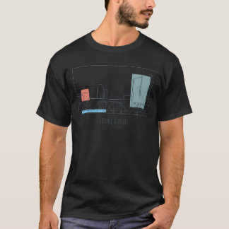 Camiseta Grande Rapids - Arte do Estilo do Poster de viagen