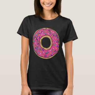 Camiseta Grande Rosquinha Rosa Legal Pincelada Espingarda P