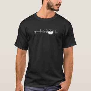 Camiseta Grande Roupa Coração de Peixe Baiacu Peixe Fugu