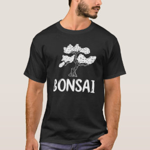 Camiseta Grande Roupa de Árvore Bonsai Amor Japão e Jardina