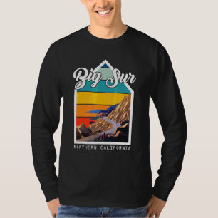 Camiseta Grande Sur Costa do Mar Califórnia Oceano Lembranç