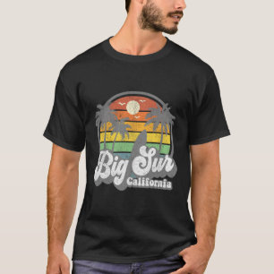 Camiseta Grande Sur Ferias de Praia na Califórnia Surf Retr