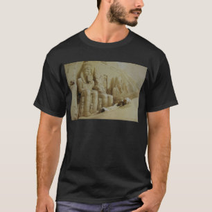 Camiseta Grande templo Aboo Simbel de David Roberts