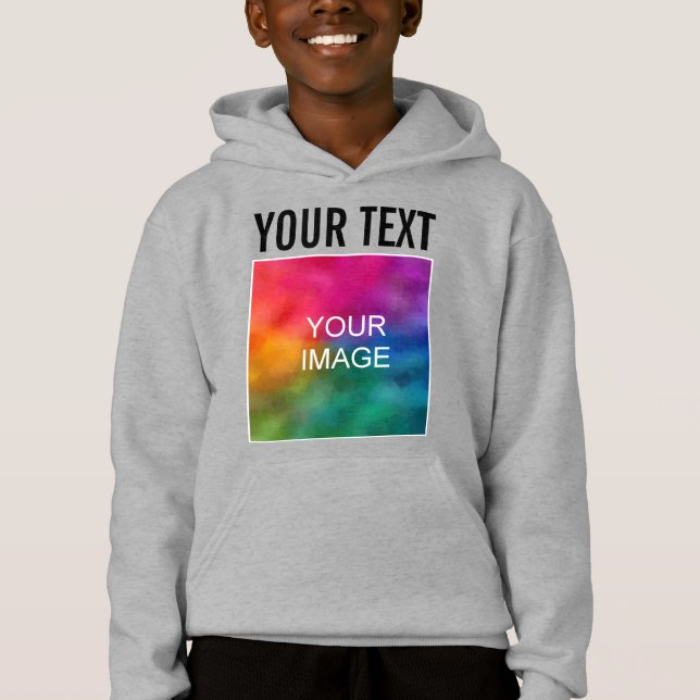 Camiseta Grande tendência de Modelo de Texto de Fonte Grand (Frente)