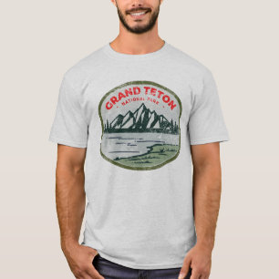 Camiseta Grande Teton Parque Nacional Natureza,