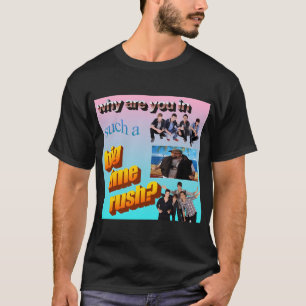 Camiseta Grande Times Rush meme haha engraçado riso Logan A