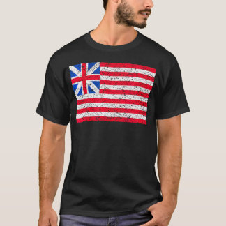 Camiseta Grande União Bandeira América Patriótica Afastada