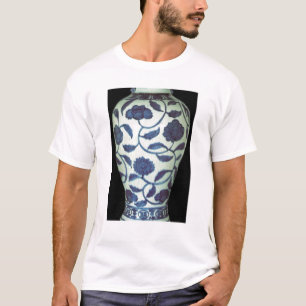 Camiseta Grande vaso azul e branco, período de Jaijing