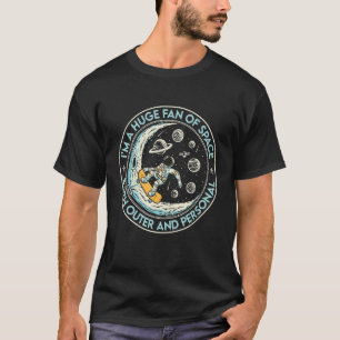Camiseta Grande Ventilador De Espaço Tanto Exterior Quanto