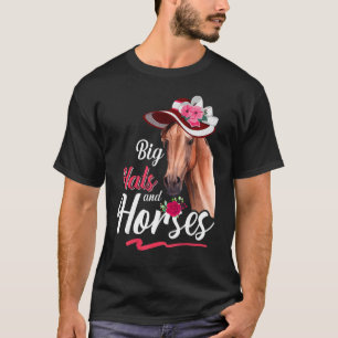 Camiseta Grandes Chapéus E Cavalos Fascínios De Corridas De