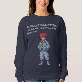 Camiseta Grandes desastres vêm de homens pequenos