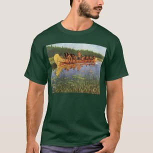Camiseta Grandes Exploradores de Remington, Pioneiros Vinta