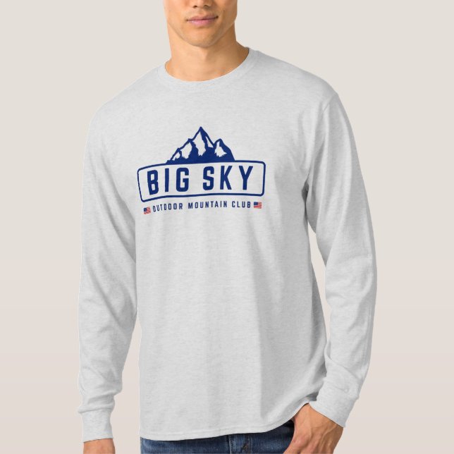 Camiseta Grandes Exteriores do Céu (Frente)