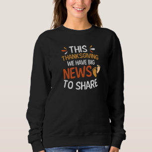 Camiseta Grandes Notícias Para Partilhar Anúncio De Gravide