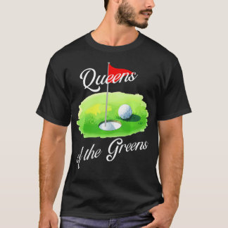Camiseta Grandes Novas Rainhas Dos Greens Senhoras Golfista