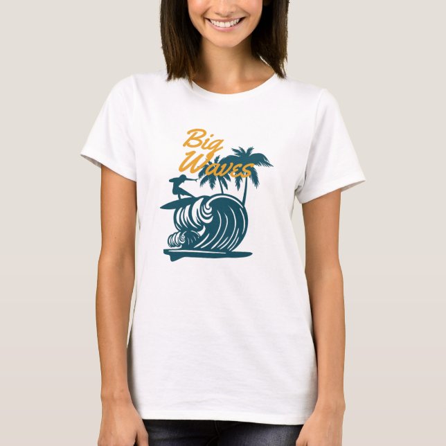 Camiseta Grandes Ondas (Frente)