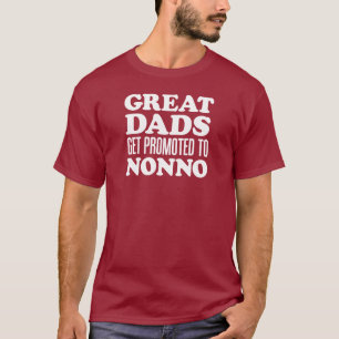 Camiseta Grandes pais promovidos a Nonno (na OBSCURIDADE)