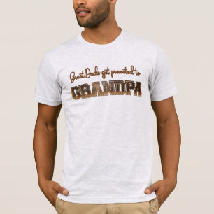 Camiseta Grandes Pais São Promovidos a Avô de Couro
