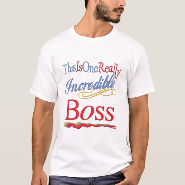 Camiseta Grandes presentes para o chefe (Frente)