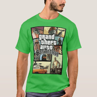 Camiseta Grandheft Auto SA família
