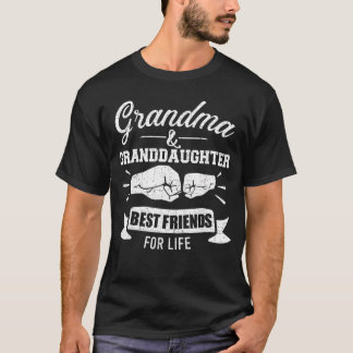 Camiseta Grandma and Granddaughter Best Friends for Life fr