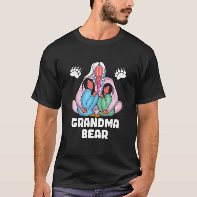 Camiseta Grandma Bear Family Native American Love (Frente)