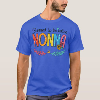 Camiseta Grandma Blessed To Be Called NONNA Colorful Grandm