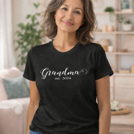 Camiseta Grandma Established White Script