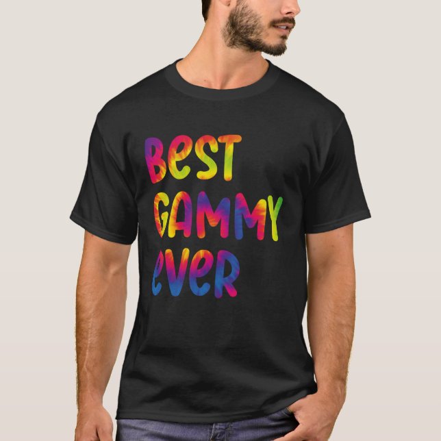 Camiseta Grandma Mothers Day Best Gammy Ever Tie Dye (Frente)