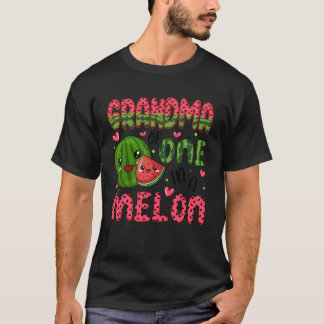 Camiseta Grandma of One in A Melon 1St Birthday Watermelon 