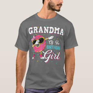 Camiseta Grandma Of The Birthday Girl Donut  Matching Famil
