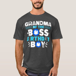 Camiseta Grandma ofhe Boss Birthday Boy Baby Decor Family M