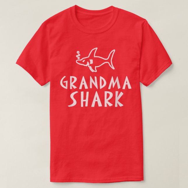 Camiseta Grandma Shark  (Frente do Design)