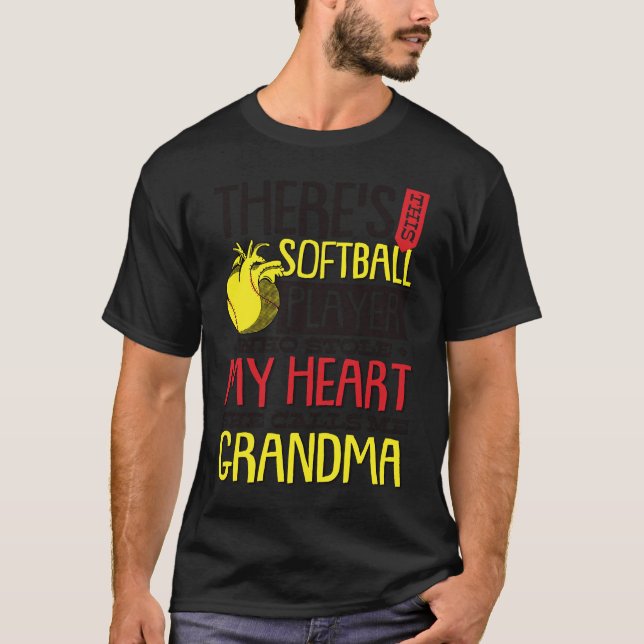 Camiseta Grandma Softball Quote for Softball Granny (Frente)