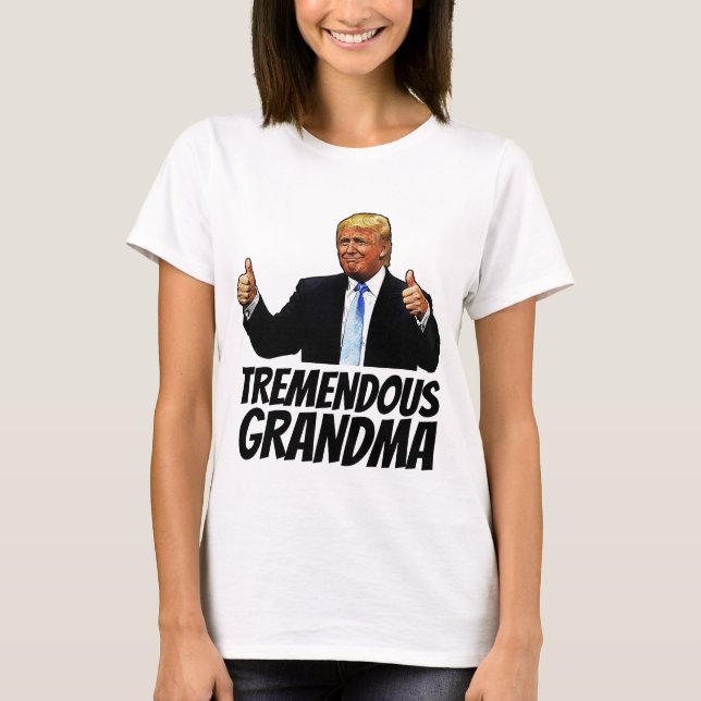 CAMISETA GRANDMA TRUMP T—CAMISAS (Frente)