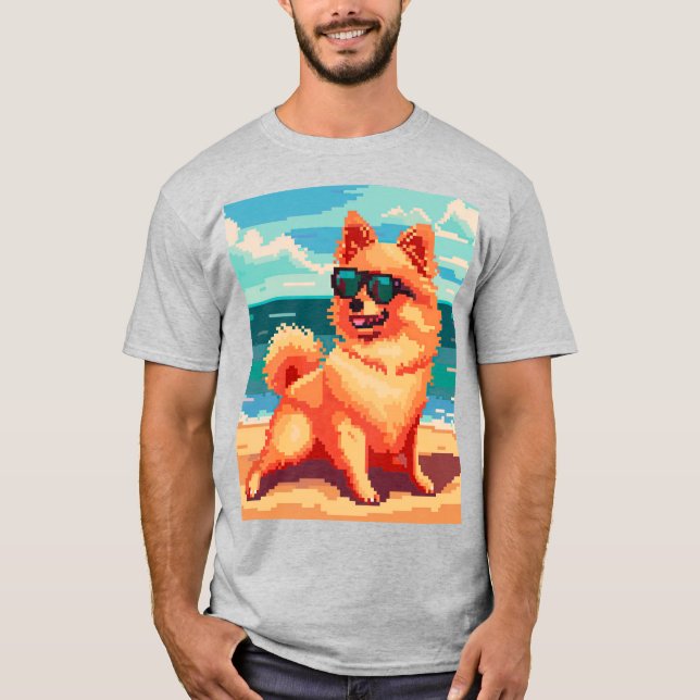 Camiseta Grandma's Pixel Dog (Frente)