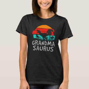 Camiseta Grandmasauro rex Avó Saurus Dinossauro
