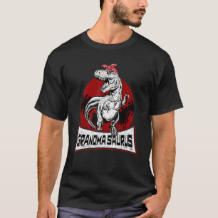 Camiseta Grandmasauro Rex Dinossauro Vovó Família Surus M