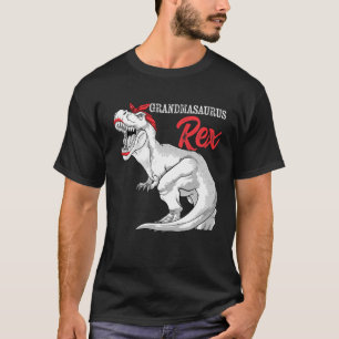 Camiseta Grandmasauro Rex Dinossauro Vovó Família Surus M