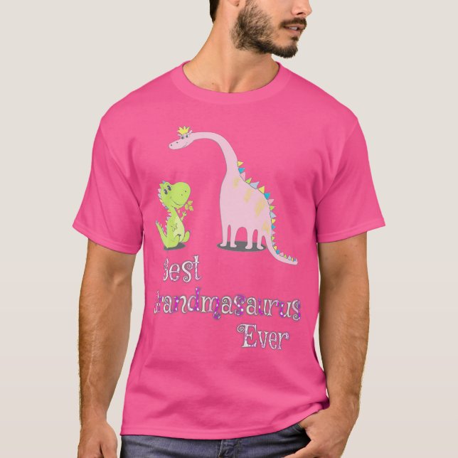 Camiseta Grandmasauro Rex Melhor Avó Surus Ever Dinosau (Frente)