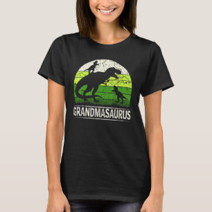 Camiseta Grandmasauro T Rex 2 Dia de as mães Dinossauro par