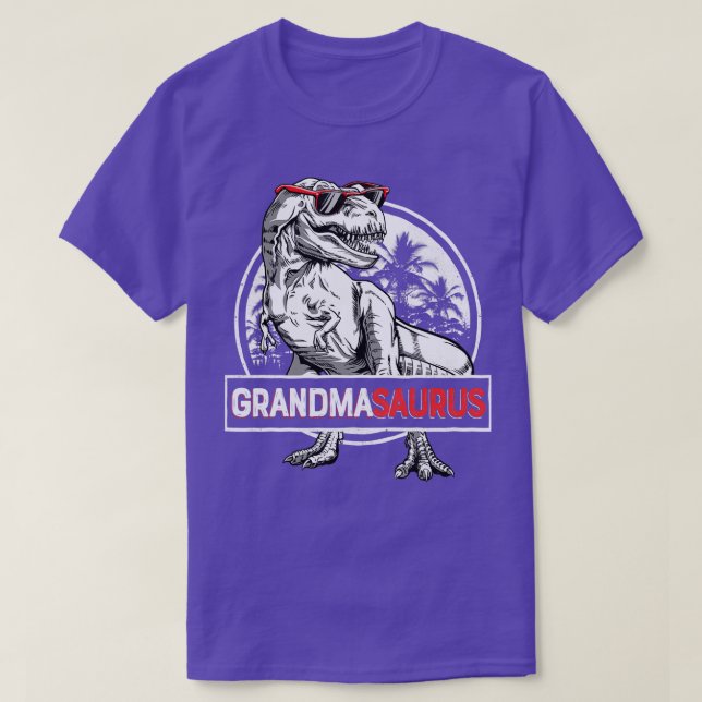 Camiseta Grandmasauro T rex Avó Surus Dinossauro Avô (Frente do Design)
