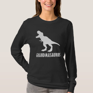 Camiseta Grandmasauro T Rex Dinossauro Avó Surus Mãe