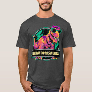 Camiseta Grandmasauro T rex vovó Saurus Dinossauro